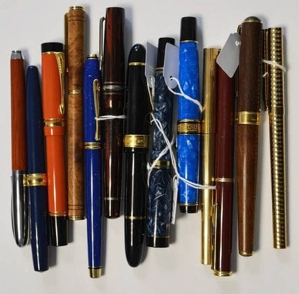 Assortment of pens
various