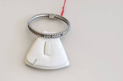 Armband aus Weißgold (18 Karat, 750°) mit Brillant