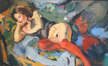 Pierre CORNU (1895–1996)
„Akt mit roten Strümpfen“