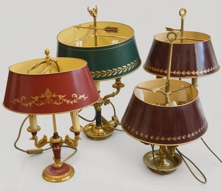 4er-Set Lampen im „Wärmflaschen“-Design aus Messin