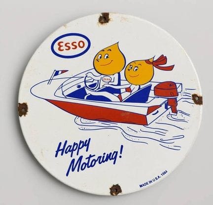 Esso Happy Motoring! Made in USA 1964
Werbetafel a