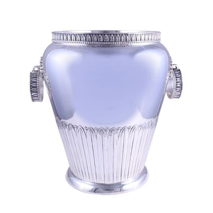 SEAU À CHAMPAGNE en argent 800/1000, au corps liss