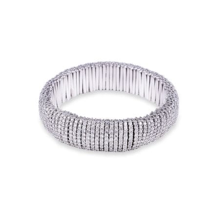 * PULSERA de banda elástica, compuesta por eslabon