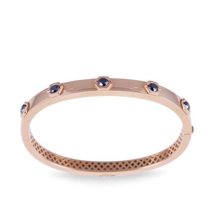 * BRACELET, DÁMASO MARTÍNEZ, rigide, en or rose 18