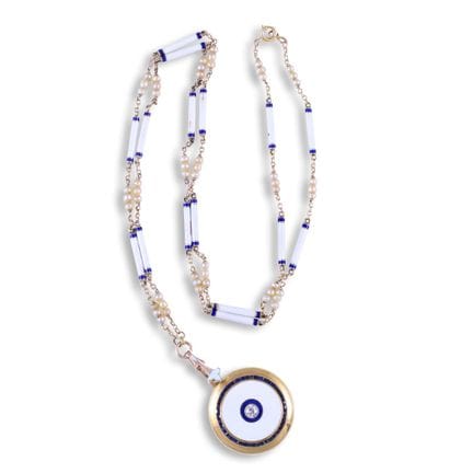 ENSEMBLE en or 18 carats composé d'un pendentif po