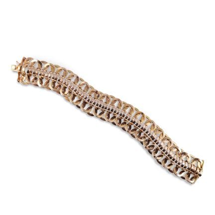 BRACELET en or jaune 18 carats composé de maillons