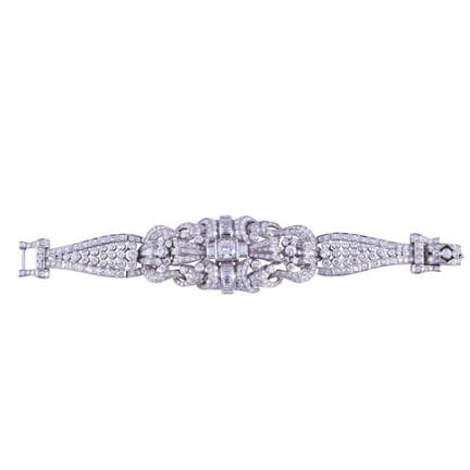 PULSERA de banda escalonada con motivo superior de