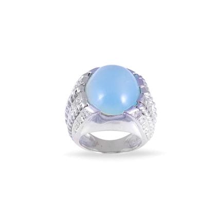 BAGUE en or blanc 18 carats, de type « bande », or