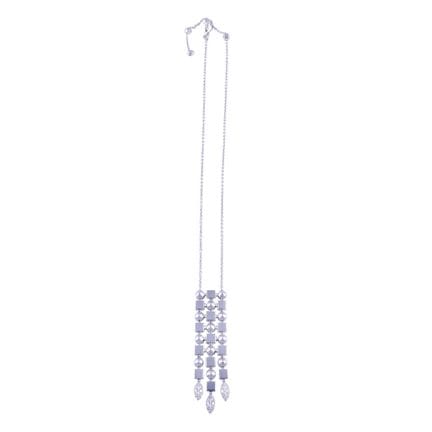 COLLANA, BULGARI 'Lucea' in oro bianco 18Kt, con m