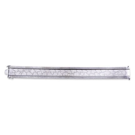 BRACELET en or blanc 18 carats, de forme ruban, sa