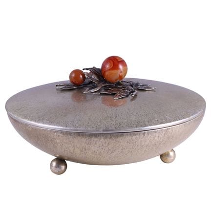 BOÎTE, R. MIRACOLI &amp; C., en argent 800/1000, d