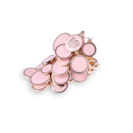 * RING, CHANTECLER „Paillettes“, Bandring aus 18 K