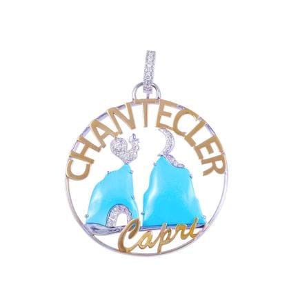 * ANHÄNGER, CHANTECLER „Logo“ aus 18 Karat Weiß- u