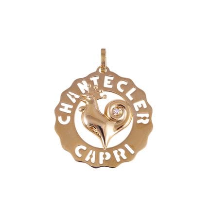 * ANHÄNGER, CHANTECLER „Logo“ aus 18 Karat Gelbgol