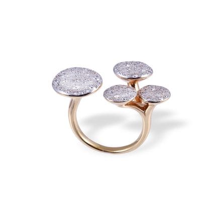 * RING, POMELLATO „Sabbia“ aus 18 Karat Rosé- und 