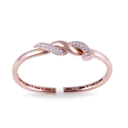 * BRACCIALE, DÁMASO MARTÍNEZ rigido, in oro rosa 1