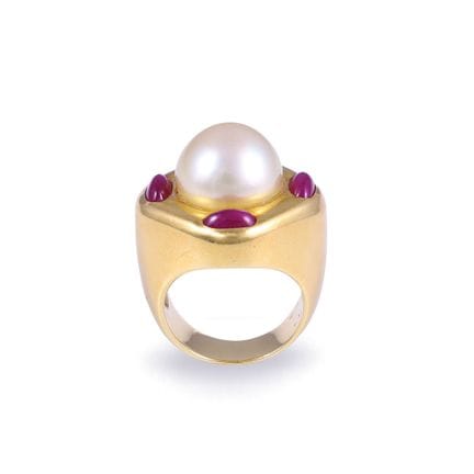 * RING, POMELLATO „Chevalier“, aus 18 Karat Gelbgo