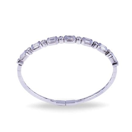 * BRACCIALE, DÁMASO MARTÍNEZ semirigido, in oro bi