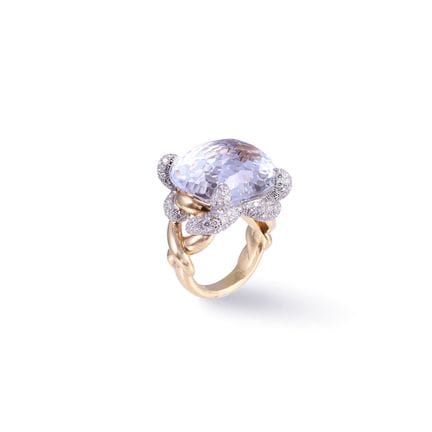 * RING, POMELLATO „Tango“ aus 18 Karat Rosé- und W