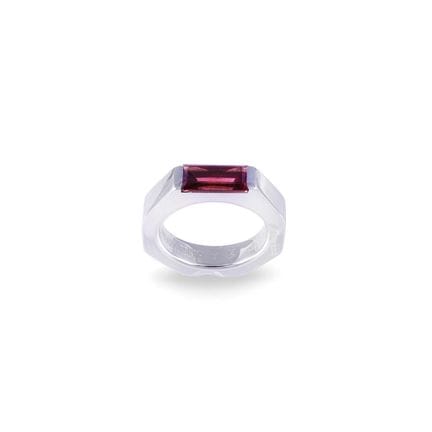 * RING, AUDEMARS PIGUET mit achteckigem Ringband, 