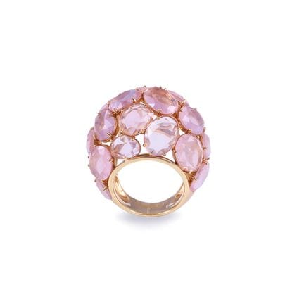 * RING, POMELLATO „Capri“ mit gewölbtem Band, aus 