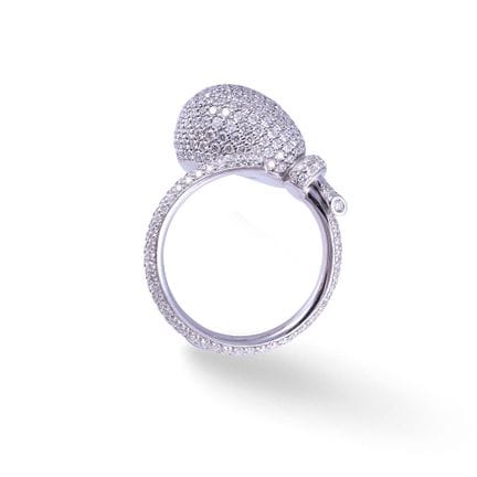* RING, VHERNIER „Palloncino“ Contrarié, aus 18 Ka