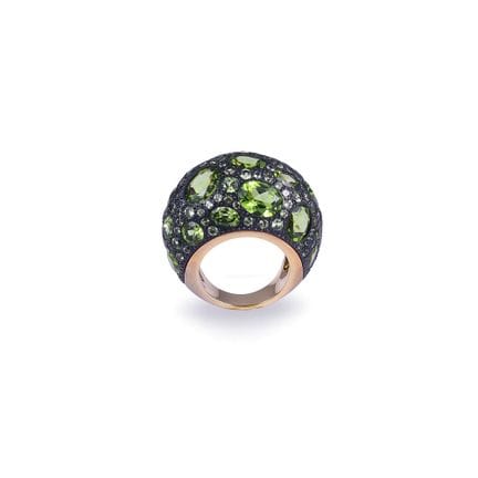 * RING, POMELLATO „Tabou“ mit gewölbtem Band, aus 