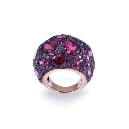 * RING, POMELLATO „Tabou“ mit gewölbtem Band, aus 