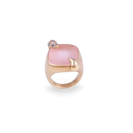 * RING, POMELLATO „Ritratto“ aus satiniertem 18-Ka