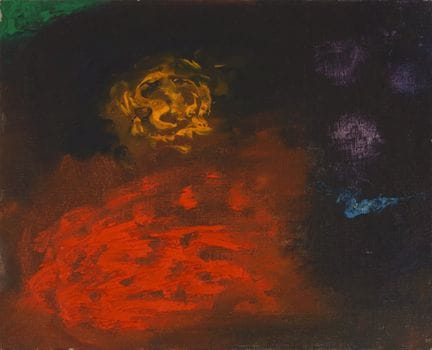 ASTRE II, 1955 ANDRÉ MASSON Huile sur toile collée