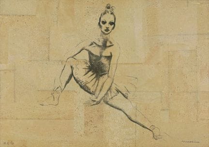 SANS TITRE FRANCESCO MESSINA Lithographie sur lièg