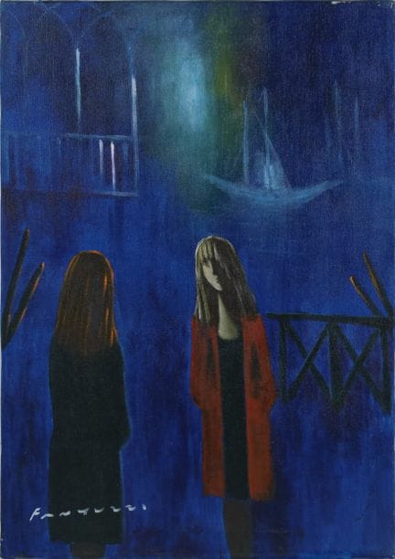 SANS TITRE ELIANO FANTUZZI Huile sur toile, 70 x 5