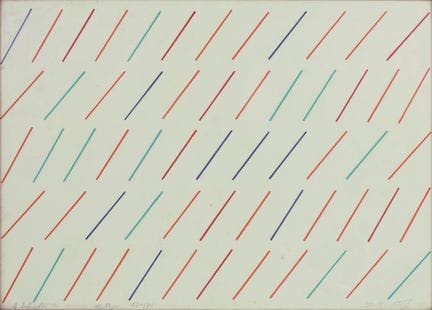 SANS TITRE, 1975 MARIO NIGRO Sérigraphie, 42 x 59 
