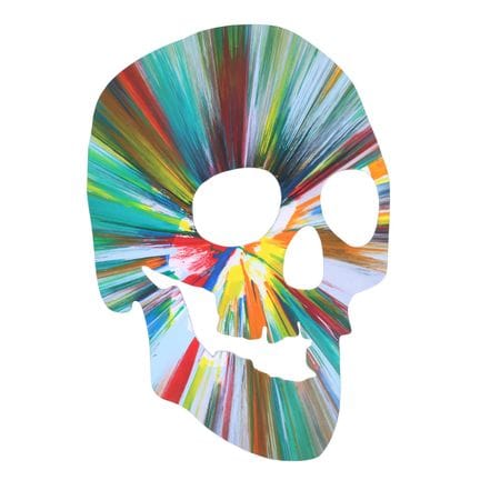 SKULL SPIN PAINTING, 2009 DAMIEN STEVEN HIRST Acry