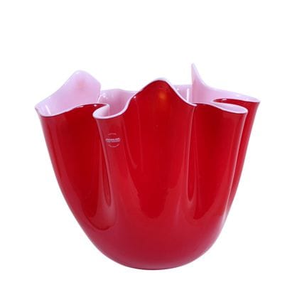 无题  穆拉诺玻璃，30 × 26.5 × 27 厘米 标签：murano.com 底座下方：刻有“