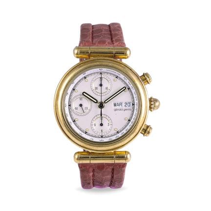 Gerald Genta Ref: G3188.7, 'Chrono' Case: 18K yell