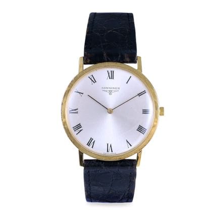 Longines Caja: de oro amarillo de 18 quilates, fon