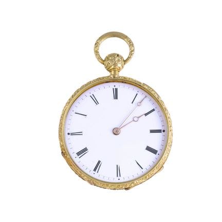 ANONYMOUS Case: 18K yellow gold engraved with the 