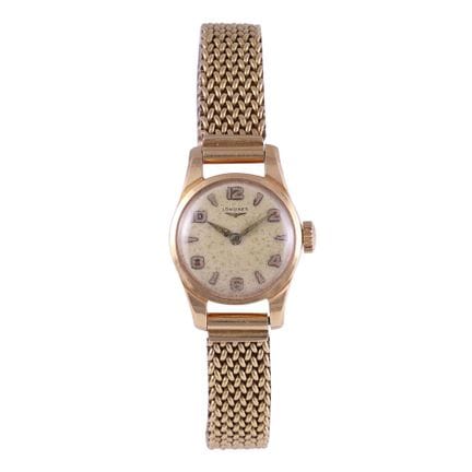 Longines Caja: de oro amarillo de 18 quilates, fon