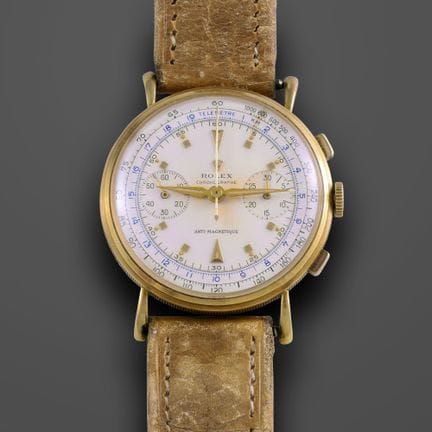 Rolex Ref: 4062, "Moneta" case: 18K yellow gold, N