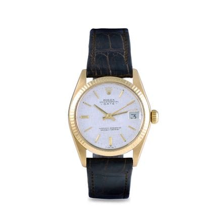 Rolex Ref.: «Date», 6824. Caja: de oro amarillo de