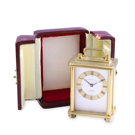 Tiffany Case: gold-plated metal Dial: gold disc wi