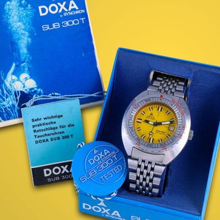 Doxa Ref.: Sub 300T Diving Star Caja: de acero, fo