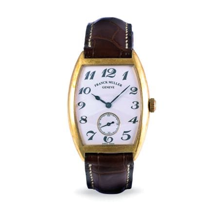 Franck Muller Ref: 7500 S6 MM Case: 18K yellow gol