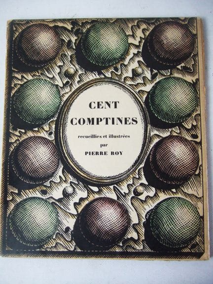 罗伊（皮埃尔）。《一百首童谣》。巴黎，亨利·琼基耶出版社，1926年。四开本，无页码，平装，插图替换