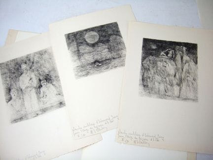 GOERG (Edouard, ill.), POE (Allan Edgar). L’Ange d