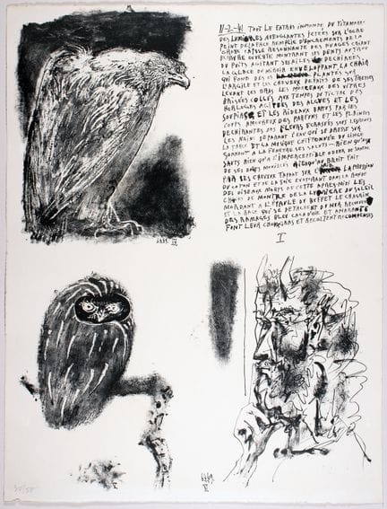 Pablo Picasso. Poèmes et lithographies. 14 lithogr