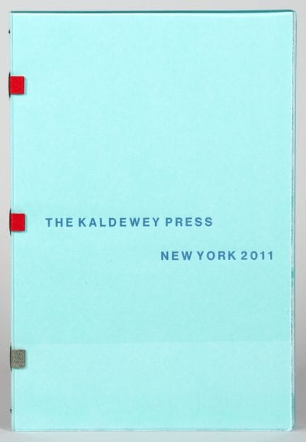 Gunnar Kaldewey. AT 75 : The Kaldewey Press. New Y