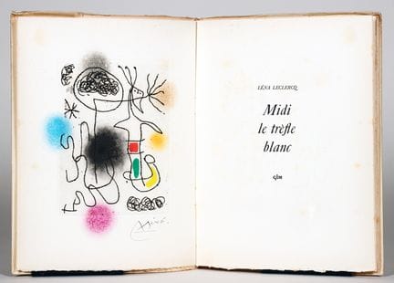 Joan Miró - Lená Leclercq. Midi le trèfle blanc. P