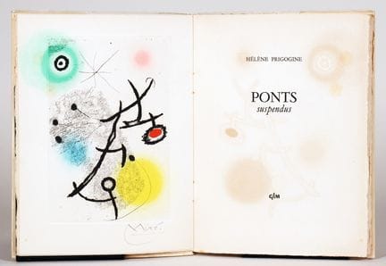 Joan Miró - Hélène Prigogine. Ponts suspendus. Par
